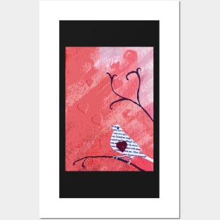 Love bird poem Posters and Art